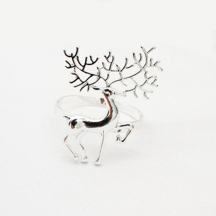 High-quality Cute Bow Pattern Napkin Ring For Bar Christmas Decoration