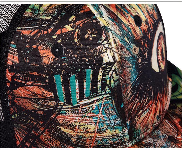 New Graffiti Personality Abstract Baseball Cap
