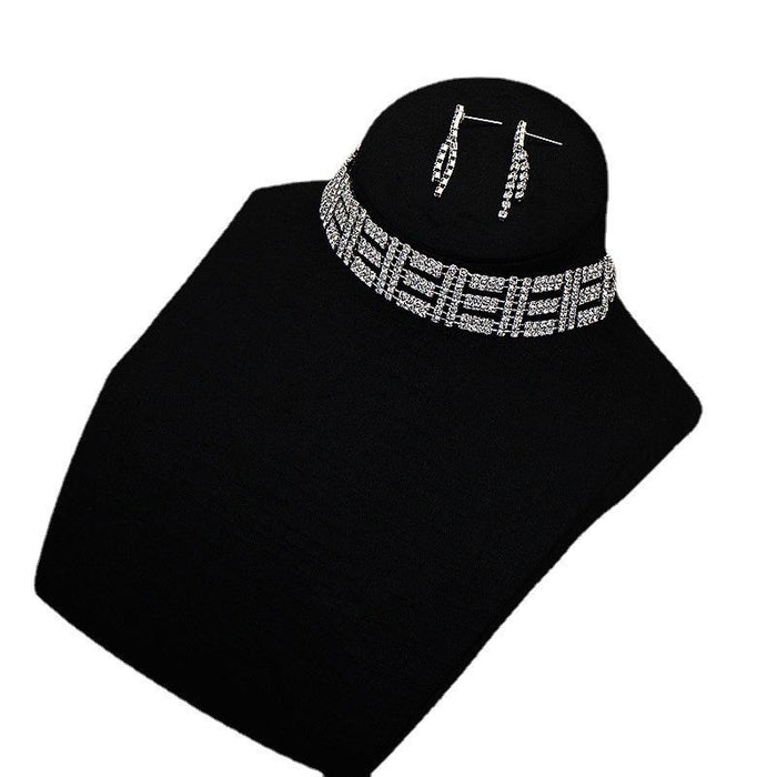 New Women's Jewelry Flower Pop Necklace Set