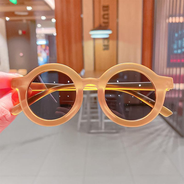 Children's Sunglasses Sun Shading round frame polarizer