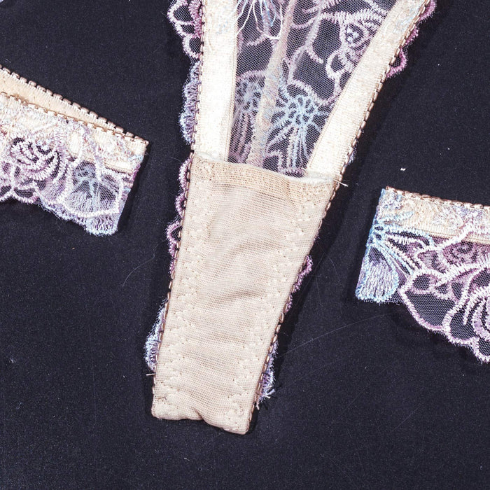 Sexy Lingerie Eyelash Lace Women Intimates Underwear Set