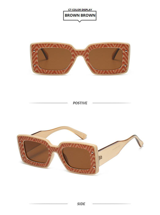Personalized contrast box Sunglasses