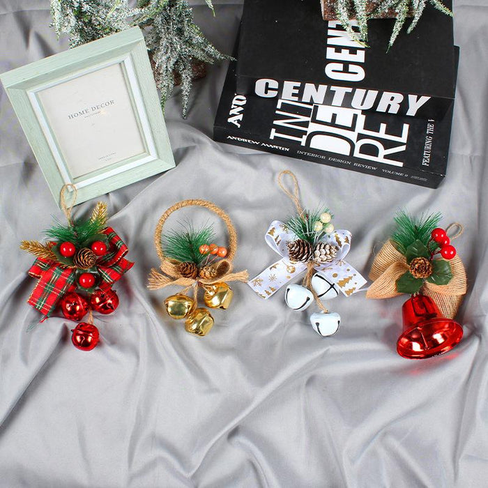 Christmas Bell Christmas Tree Bow Ornaments Decoration