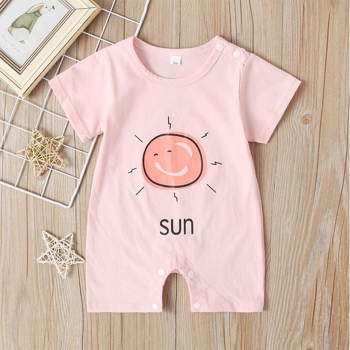 Summer Newborn Clothes Baby Cloud Romper