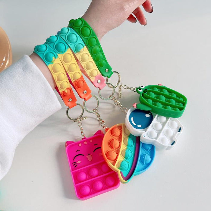 Bag decoration decompression toy key chain