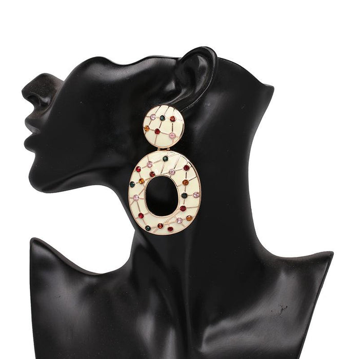 New Creative Personalized Round Women's Earrings Accessories