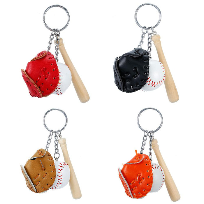 Creative Baseball Key Chain Souvenir Backpack Pendant