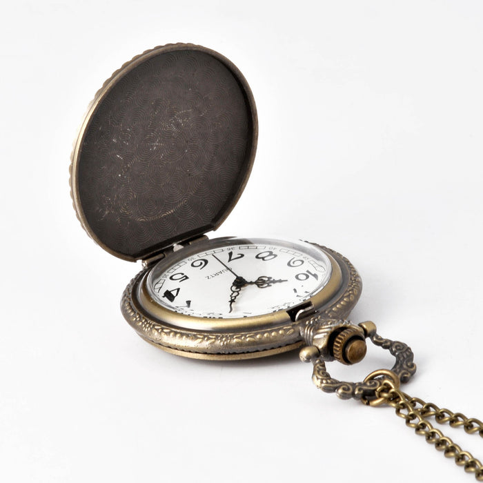 Large Bronze Moon, Star Pocket Watch Ll3738