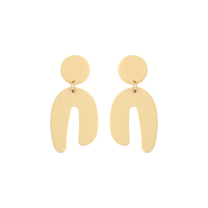 Simple Geometric U-shaped Women's Earrings