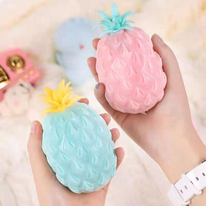 New Cheap Flour Pineapple Relief Stress Balls Fidget Toys Squeeze Fruit Anti Stress Decompression for Kids Antistress Children