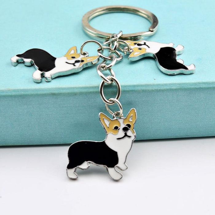 Creative Cartoon Pet Dog Car Key Ring Keychain