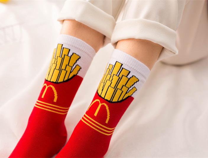 Women Funny Cute Cartoon Socks