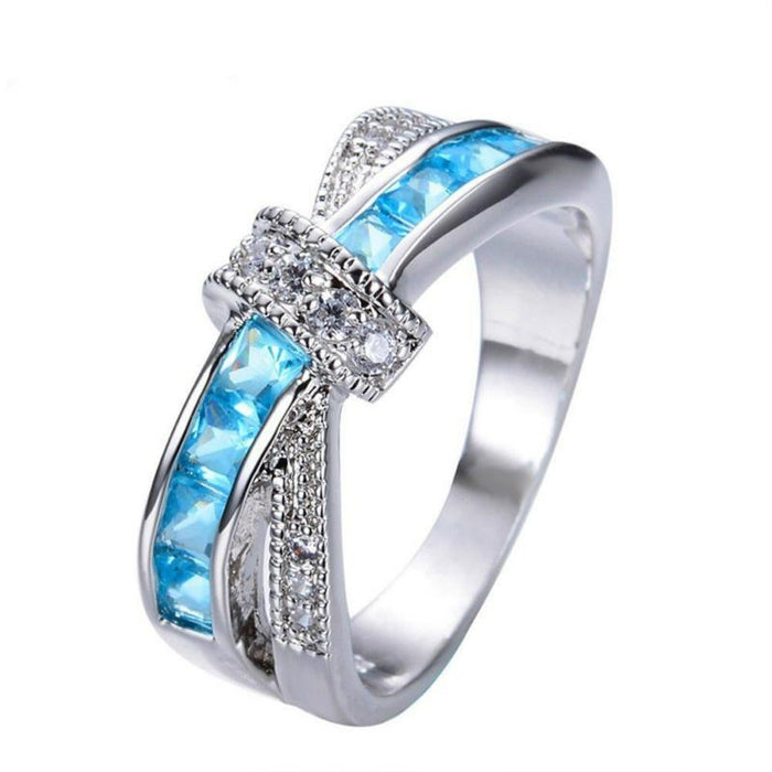 Fashion Luxury Unisex Jewelry Zircon Bridal Rings