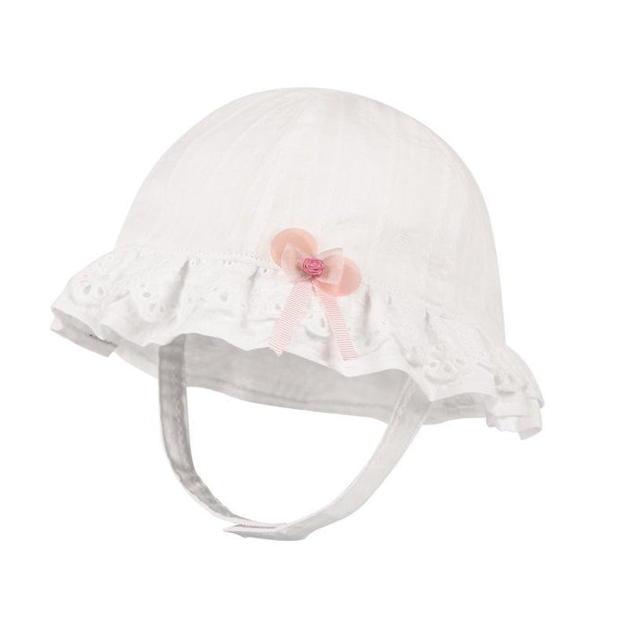 Lace Bow Children's Sunscreen Warm Fisherman Hat