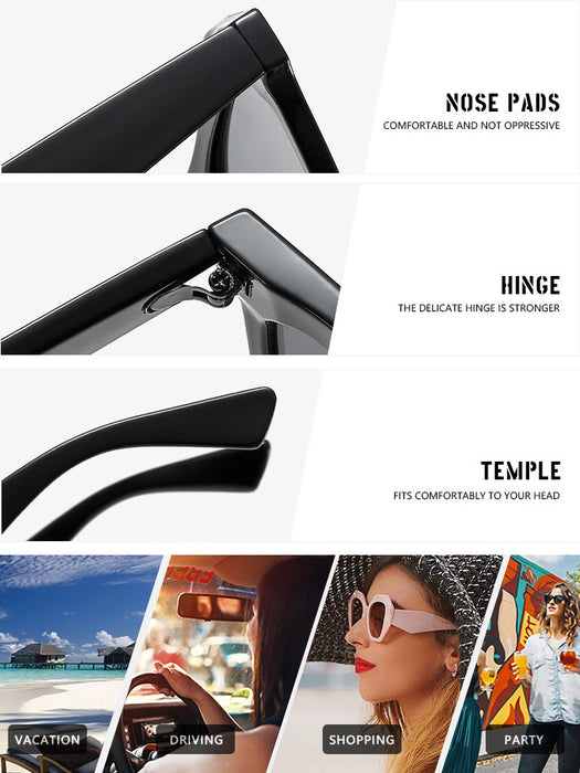 One piece gradient personalized Sunglasses