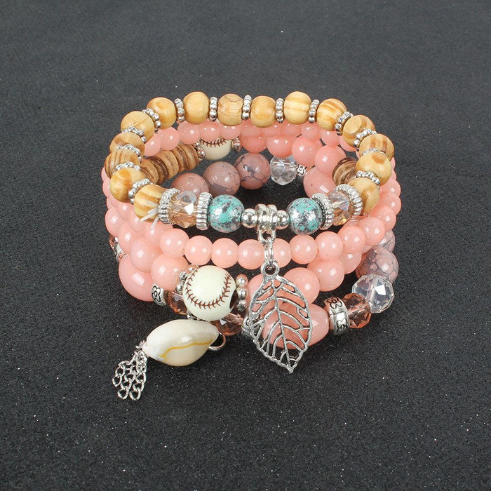 Personalized National Style Multi-layer Beaded Shell Bracelet Accessories