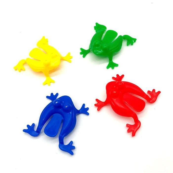 12 Piece Leaping Frog Bounce Novelty Assorted Stress Relief Toys for Kids