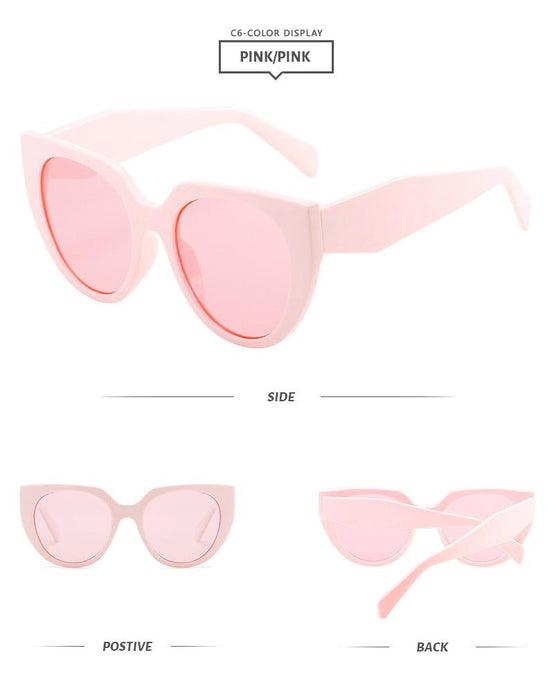 Beautiful cat's Eye Sunglasses with diamond shaped legs