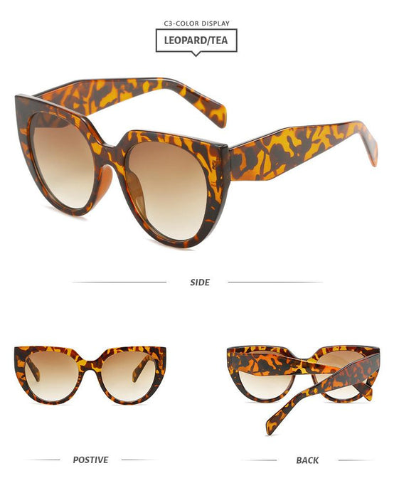 Beautiful cat's Eye Sunglasses with diamond shaped legs