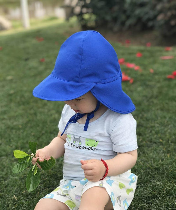 3 Months To 5 Years Kids Wide Brim Beach UV Protection Caps