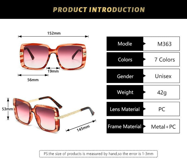 Metal contrast Sunglasses