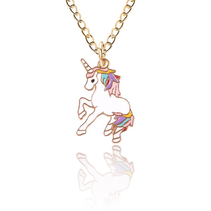 Cartoon Cute Unicorn Necklace