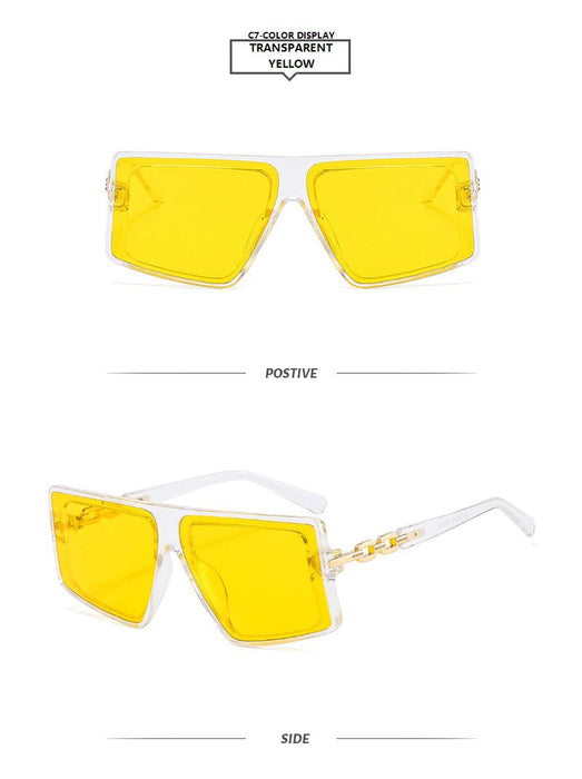 Metal irregular Sunglasses