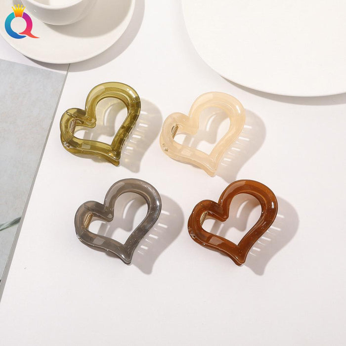 Vintage Hair Accessory Plastic Grab Clip