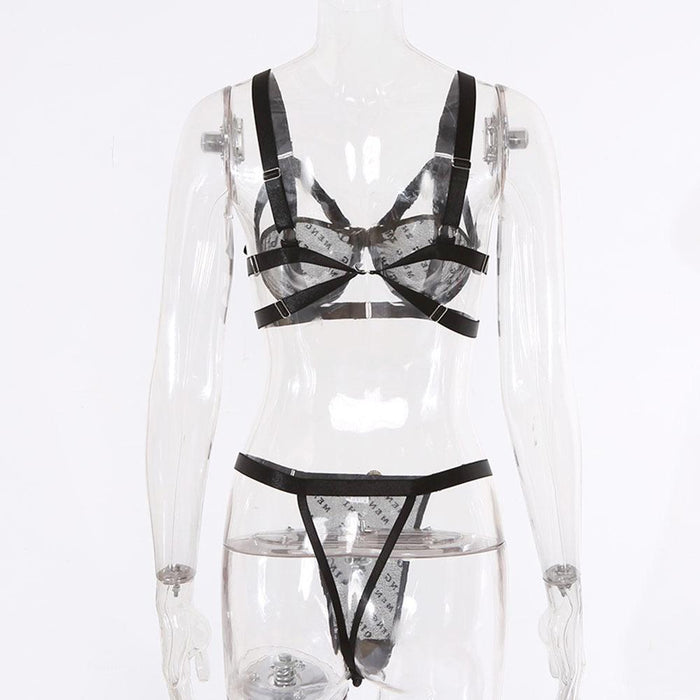 Women Sexy Lingerie Backless Intimates Underwear Set