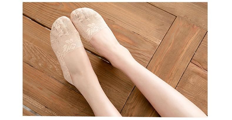 Spring and Summer Lace Invisible Socks Women's Breathable Socks