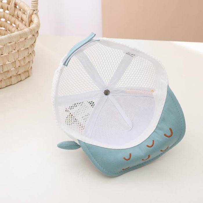 Summer Cartoon Dinosaur Baby's Net Cap