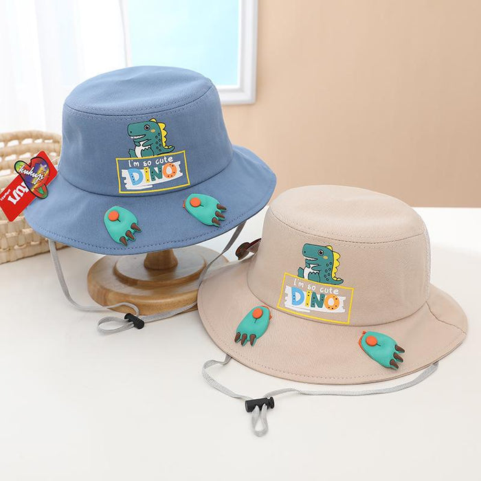 Summer Children's Dinosaur Foot Sunshade Mesh Hat