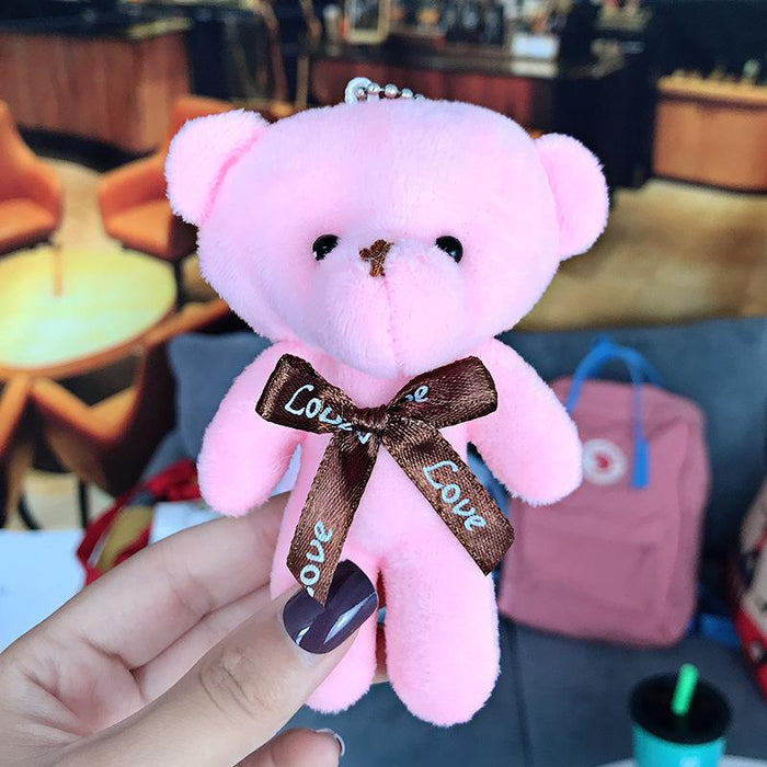 Cute Plush Bear Keychain Doll
