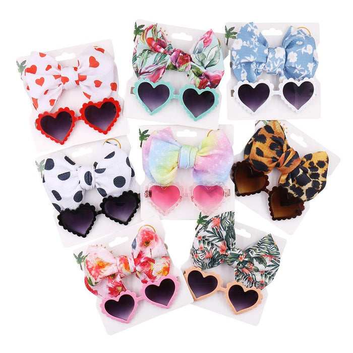 Children's Sunglasses Polyester Printed Hair Band
