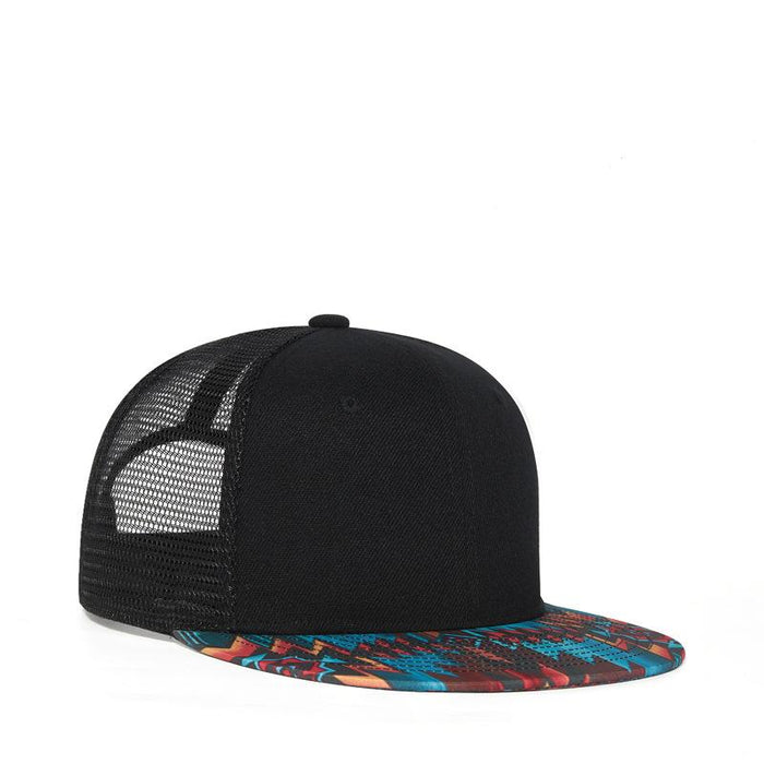 Fashion Printed Breathable Mesh Baseball Cap