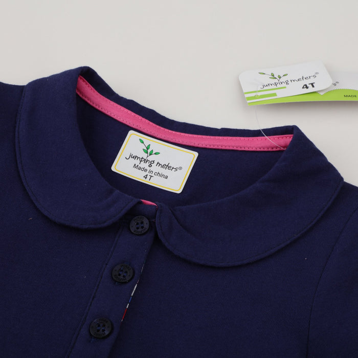 Lapel princess skirt lovely children's skirt