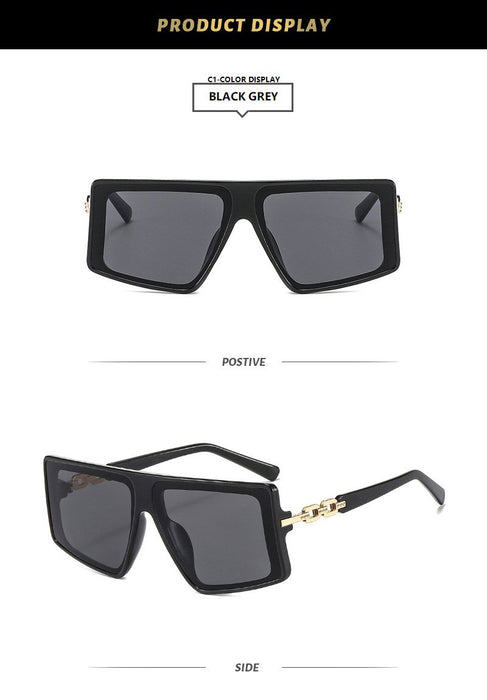 Metal irregular Sunglasses