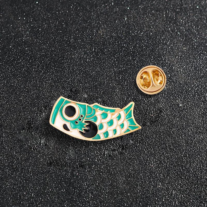 Creative Animal Brooch Red Carp Fashion Pin