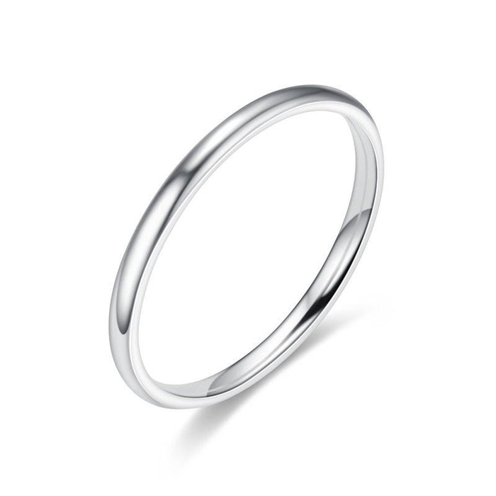 2mm Titanium Steel Thin Ring