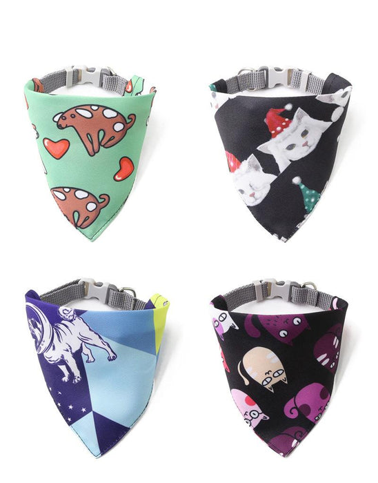 Pet Saliva Towel Triangle Scarf Collar