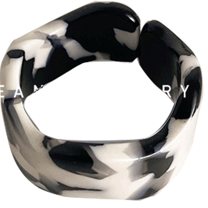 Vintage Small Acrylic Tree Open Ring