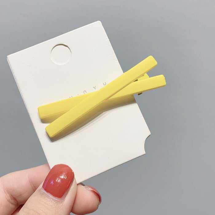 （3PCS）Cross Scrub Hair Clips