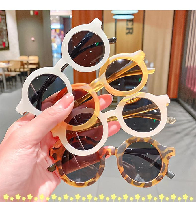 Children's Sunglasses Sun Shading round frame polarizer