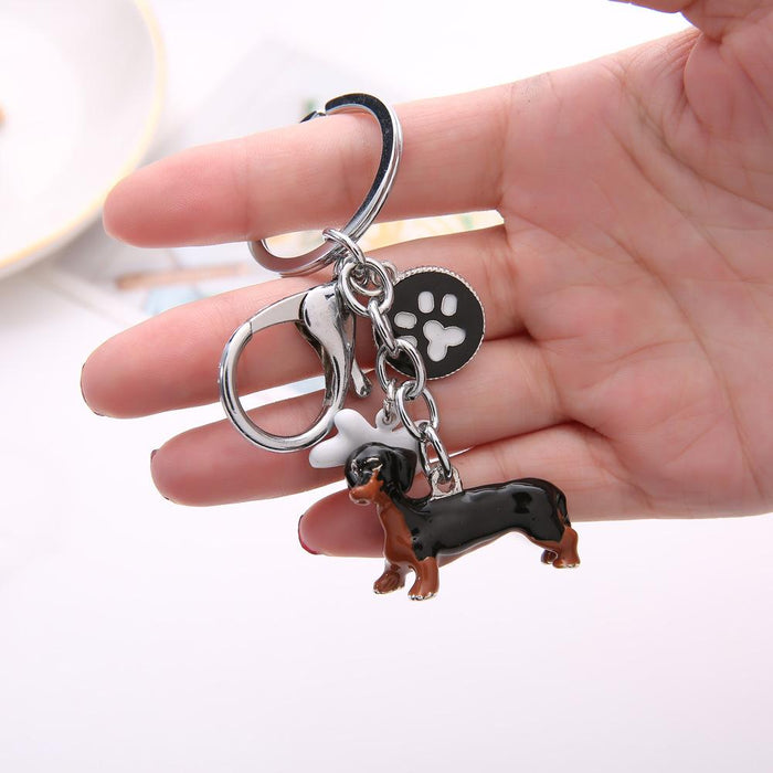 Creative Three-dimensional Pet Dog Keychain Accessories