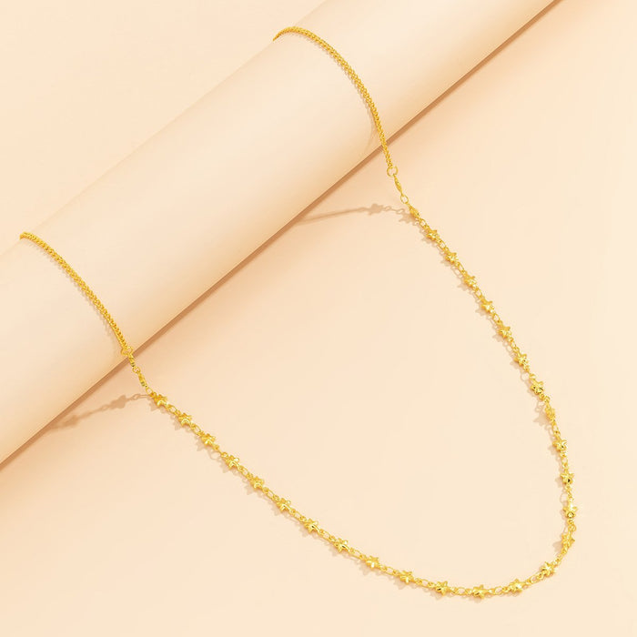 Simple Single Layer Star Waist Chain Sexy Beach Body Chain