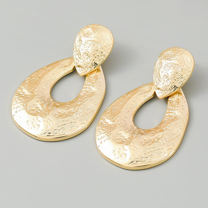 Vintage Boho Teardrop Geometric Earrings
