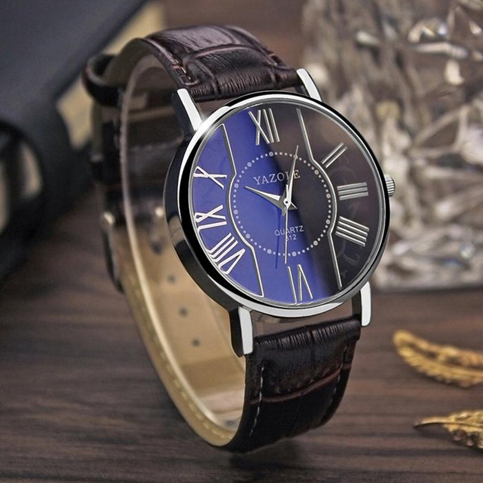 Yazole Women's Fashion Quartz Watch Unique Design Small Dial Leisure Leather Watch