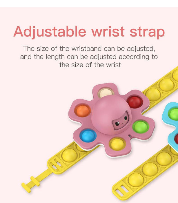 Rotating Face-changing Octopus Spinning Rodent Vanguard Bracelet