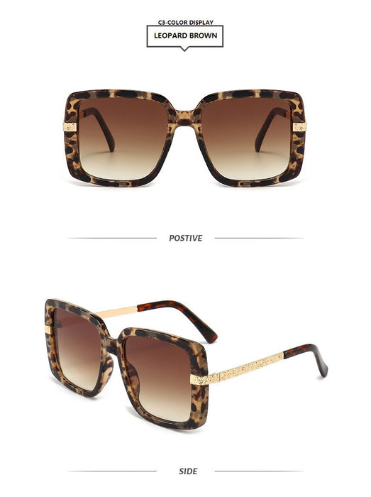 Metal contrast Sunglasses