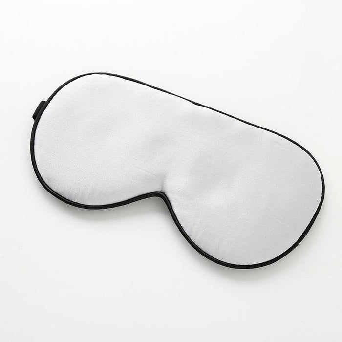 Simple Black Aviation Eye Protection Silk Eye Mask